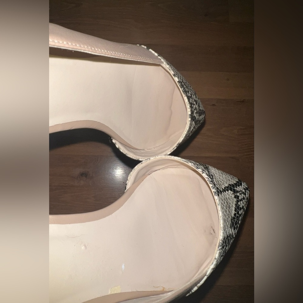Cole Haan Women's Snakeskin Pattern Flats - Black and Cream - Picture 4 of 4